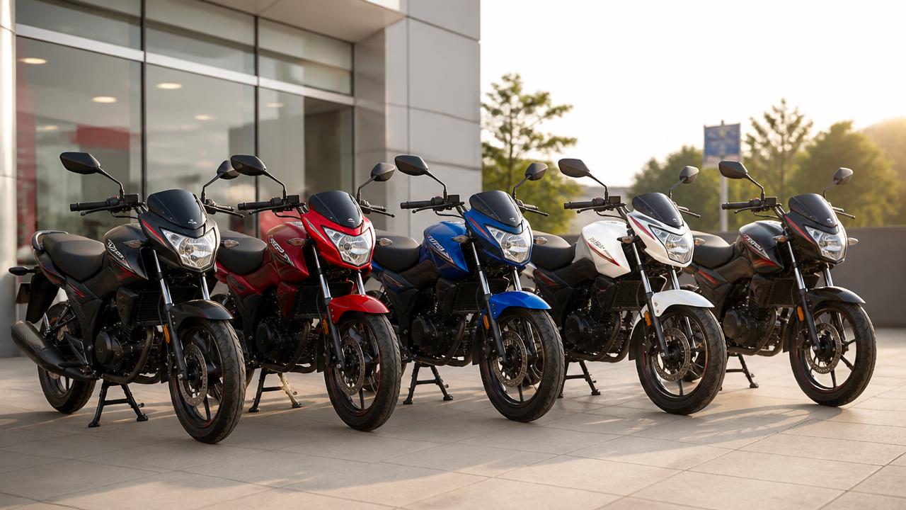 125cc बाइक तुलना — TVS Raider 125, Pulsar 125, Honda Shine 125, SP 125 और Hero Xtreme 125, भाटिया टीवीएस नरसिंहपुर